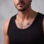 Men's 3mm Polished Stainless Steel Cuban Chain – Durable, Bold Necklace For A Modern, Masculine Look, thumbnail 7 of 9
