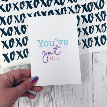 Good Luck Card 'You've Got This', 4 of 4