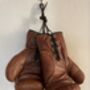 Leather Vintage Style Boxing Gloves Decorative, thumbnail 2 of 3