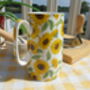 Medium China Jug In Sunflower Design, thumbnail 7 of 10