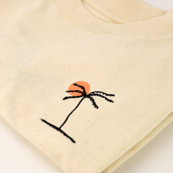 Surf And Sun Embroidered Oversized T Shirt, 6 of 9