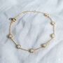 Opal Bracelet And Necklace Sterling Silver Gift Set, thumbnail 2 of 6