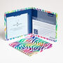 Disabled Blue Badge Parking Permit Wallet In Tiger Rainbow, thumbnail 1 of 11