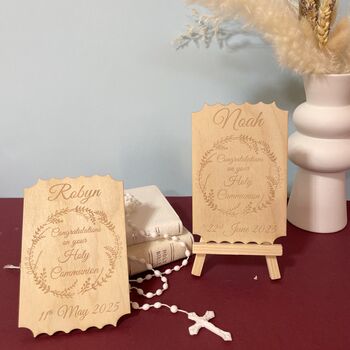 Personalised Christening Keepsake Card, 2 of 6