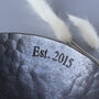 11th Anniversary Gift; Large Hammered Steel Bowl, thumbnail 9 of 12