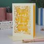 Papercut Teacher 'Big Heart' Card, thumbnail 2 of 7
