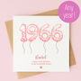 Personalised 60th Birthday Card – Year You Were Born, thumbnail 1 of 4