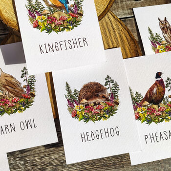 Woodland Animals Table Name Cards, 5 of 6