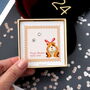 'Pawsome Christmas' From The Pet Paw Print Earrings, thumbnail 5 of 10