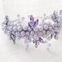 Lilac Pearl Occasion Hairband, thumbnail 3 of 4