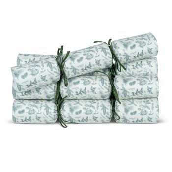 Li'l Eco Classic White Set Of Six Christmas Crackers, 2 of 4