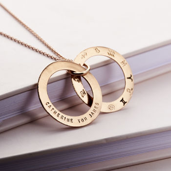 Personalised Secret Zodiac Circle Necklace, 3 of 8