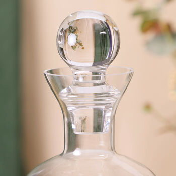 Personalised Luxury Curved Glass Decanter, 3 of 8