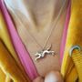 Personalised Greyhound Necklace, thumbnail 1 of 8