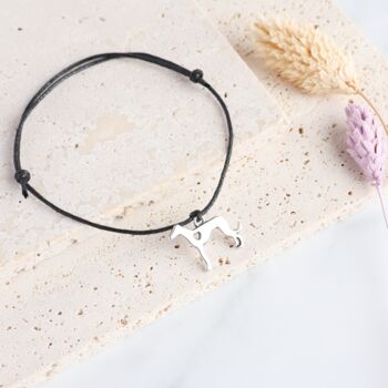 The Greyhound Dog Charm Wish Bracelet, 2 of 3