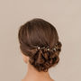 Hair Vine With Pearls And Flowers, thumbnail 1 of 12