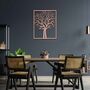 Handmade Wooden Tree Silhouette Wall Art For Living Room Decor, thumbnail 4 of 9