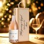 Personalised Whispering Angel Rose Wine Gift Set, thumbnail 1 of 4