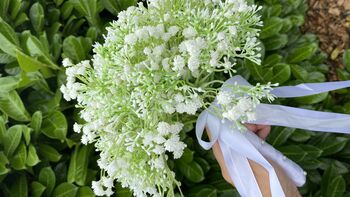 The Gina Gypsophilia Bridal Bouquet, 9 of 12
