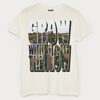 Grow With The Flow Men's Slogan T Shirt, 4 of 4
