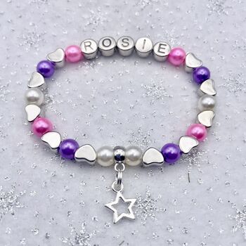 Personalised Grandma Bracelet, Grandparent Gift, 8 of 9