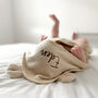 Personalised Hooded Towel In Natural Beige, thumbnail 1 of 7