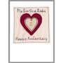 Personalised Heart Christmas Card For Husband, Boyfriend, Fiance, thumbnail 9 of 12