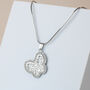 Sparkly Butterfly Pendant Necklace, thumbnail 1 of 5