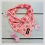 Pink Floral Dog Bandana, thumbnail 1 of 3