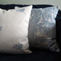 House Birds Pair Of Block Printed Cushions, thumbnail 1 of 6