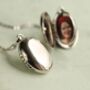 925 Sterling Silver Oval Album Locket, thumbnail 1 of 9