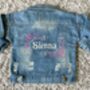 Personalised Embroidered Baby/Toddler Denim Jacket, thumbnail 1 of 7