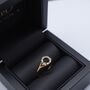 The Bridndisi 18ct Gold Vermeil And Zircon Ring, thumbnail 1 of 8