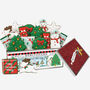 Biscuiteers Hand Iced Chocolate Merry And Bright Luxe, thumbnail 1 of 2