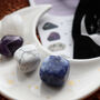 Stress Healing Crystal Set With Moon Trinket Dish, thumbnail 5 of 6