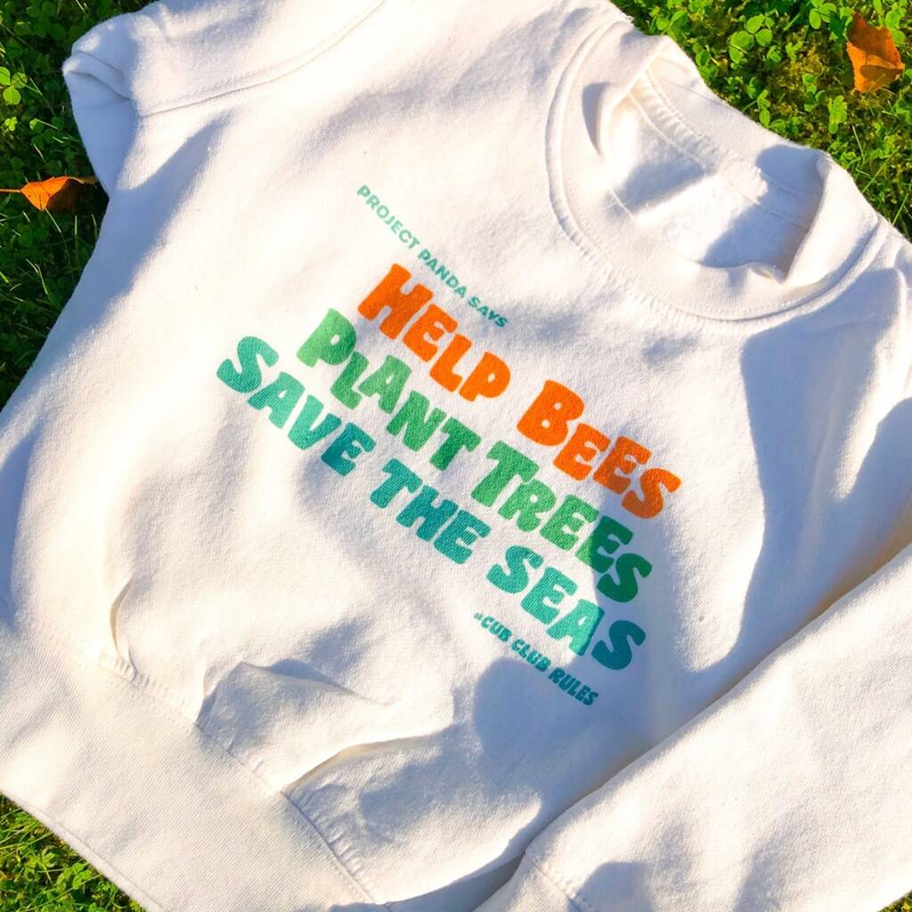 Children's And Adults Help Bees Sweatshirt Or Tee, 1 of 3