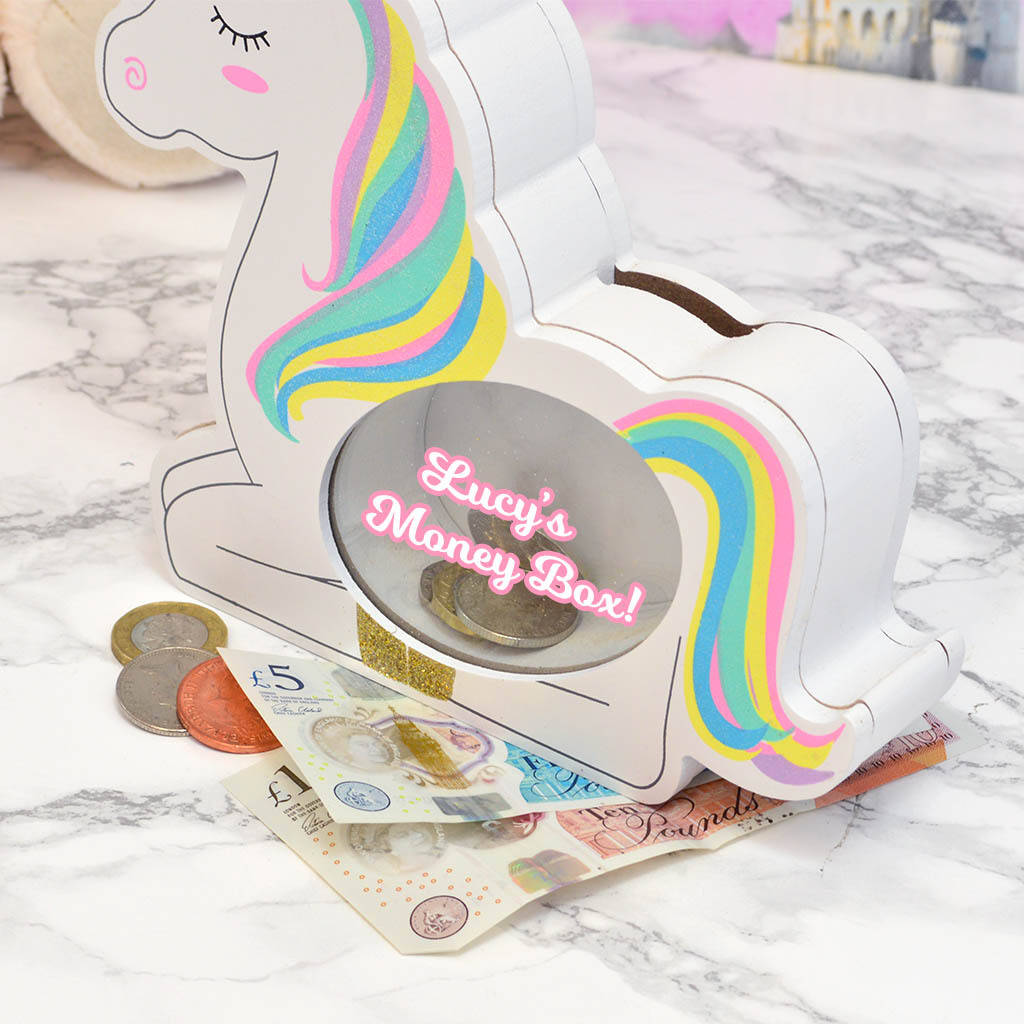 personalised unicorn toy box