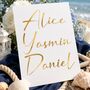 Wedding Tambourine Name Decals For Guests, thumbnail 6 of 6
