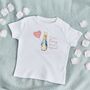 Personalised Peter Rabbit Valentine's Day I Love You T Shirt, thumbnail 1 of 4