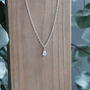 Sterling Silver Opal Necklace, thumbnail 5 of 8