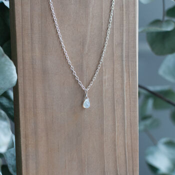 Sterling Silver Opal Necklace, 5 of 8
