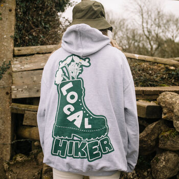 Local Hiker Women's Slogan Hoodie, 3 of 6