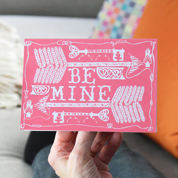Be Mine Valentine's Day Card, 4 of 4