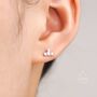 Retro Game Block Stud Earrings, thumbnail 2 of 12