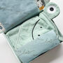 Personalised Baby Frog Hooded Cotton Towel, thumbnail 7 of 11