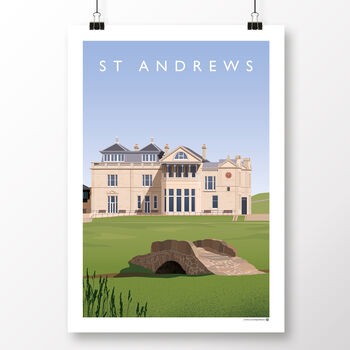 St Andrews Golf Poster, 3 of 8