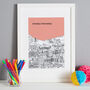 Personalised Coventry Graduation Gift Print, thumbnail 1 of 9