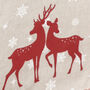 Christmas Reindeer Snowflake Table Runner, thumbnail 3 of 6