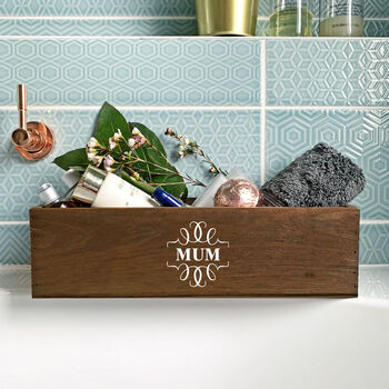 Personalised Monogrammed Wooden Box, 3 of 5