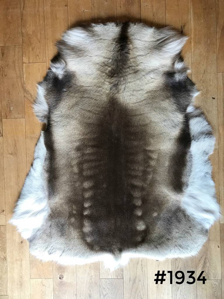 luxury reindeer hide rug by lolly & boo